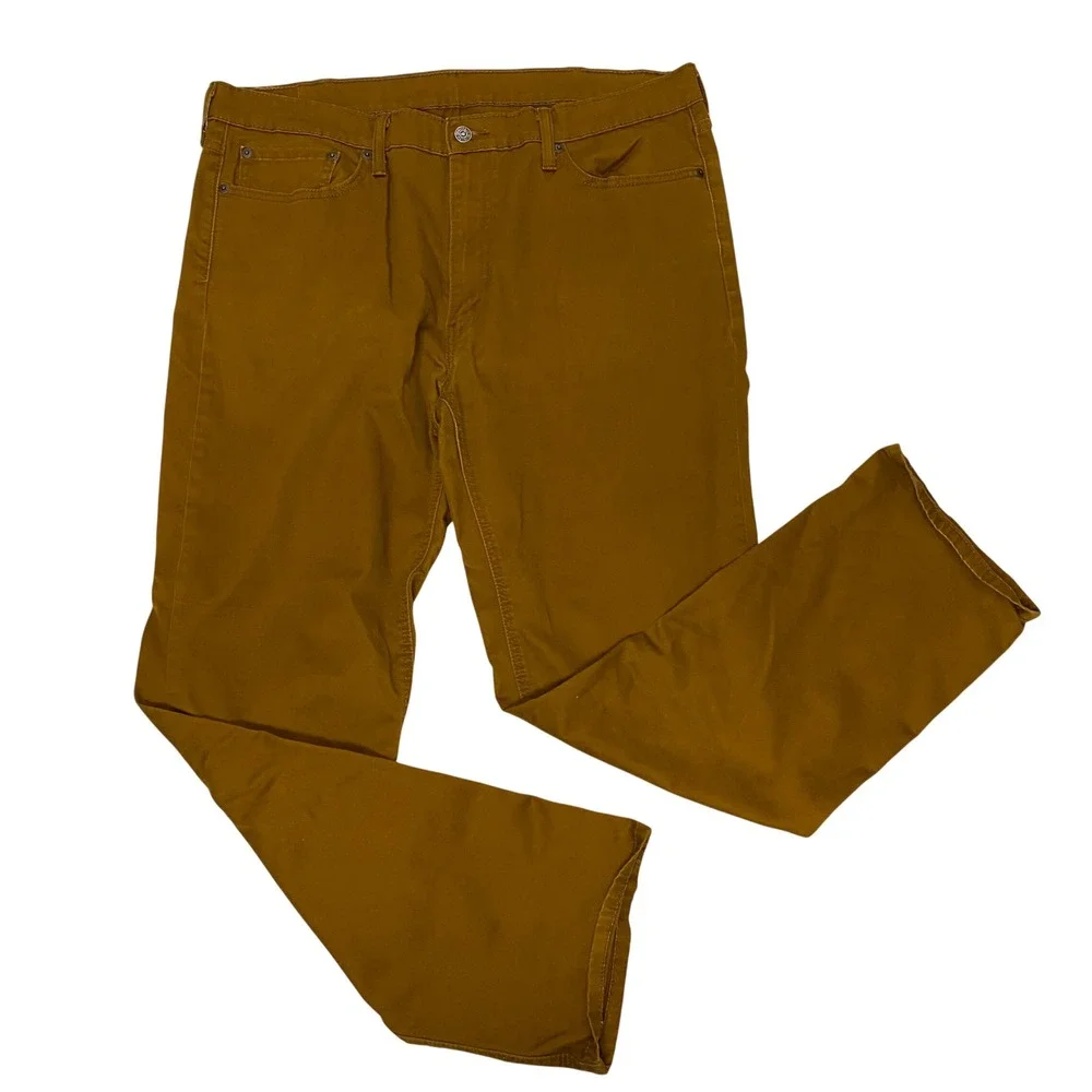 Levis 541 Athletic Fit Stretch Jeans Brown 38x32 Mens